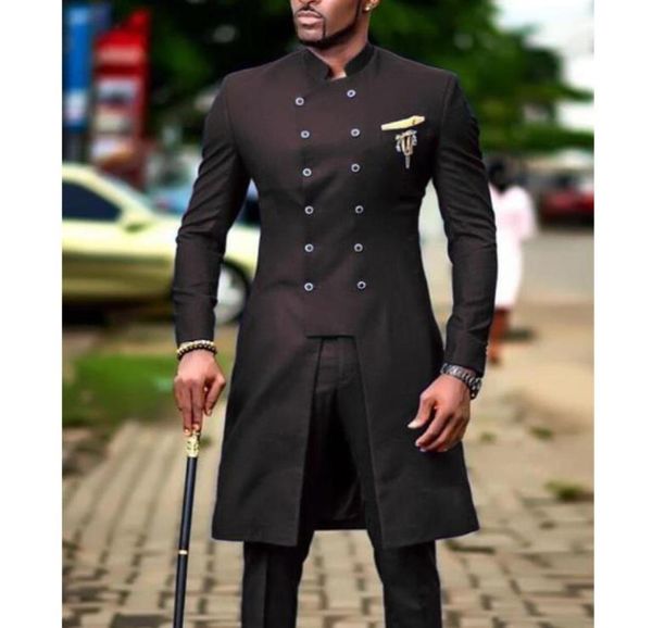 mandarin lapel double breasted men pieces groom tuxedos 2 piece custom man suit set jacket with pants 2020 fashion9173673, Black;gray
mandarin lapel double breasted men pieces groom tuxedos 2 piece custom man suit set jacket with pants 2020 fashion9173673, Black;gray