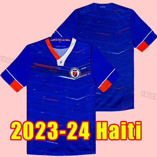 2023 haiti national football team mens soccer jerseys home blue football shirt short sleeve uniforms, Black;yellow
2023 haiti national football team mens soccer jerseys home blue football shirt short sleeve uniforms, Black;yellow