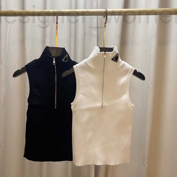 women's knits & tees designer women summer sleeveless triangle badge sweaters fashion womens tshirts lady jumper h1v1, White
women's knits & tees designer women summer sleeveless triangle badge sweaters fashion womens tshirts lady jumper h1v1, White