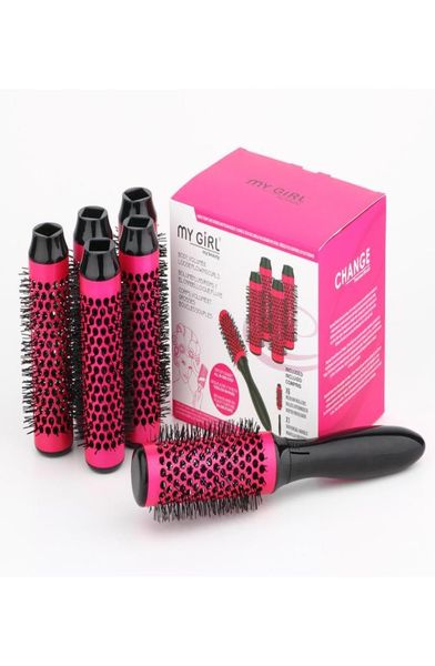 6pcsset professional hair dressing brushes high temperature resistant ceramic iron round comb beauty hair makeup tool 34mm 10759028905, Silver
6pcsset professional hair dressing brushes high temperature resistant ceramic iron round comb beauty hair makeup tool 34mm 10759028905, Silver