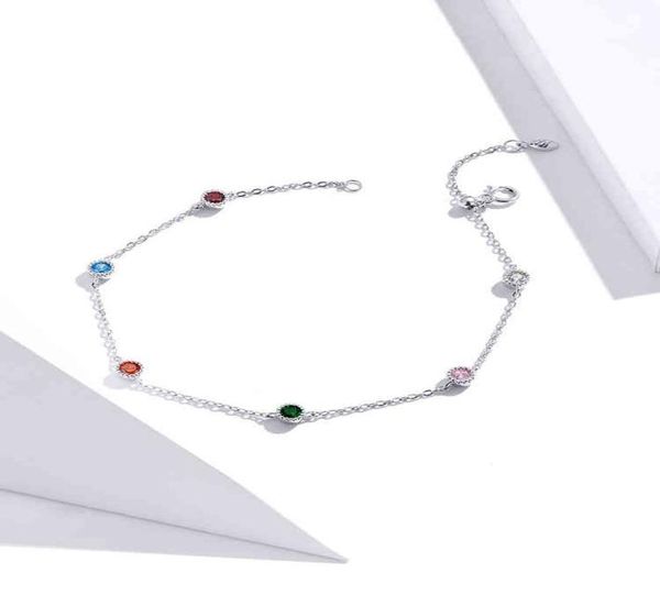 215cm anklet 925 sterling silver romantic small round zircon charm anklet for women s925 ankle bracelet adjustable length 2110188958776, Red;blue
215cm anklet 925 sterling silver romantic small round zircon charm anklet for women s925 ankle bracelet adjustable length 2110188958776, Red;blue