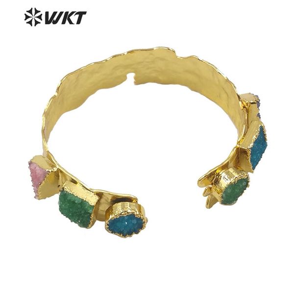 bangle wtb515 wkt natural stone bangle geometry druzy quartz bangle gold electroplated adjustable women fashion bracelet jewelry, Black
bangle wtb515 wkt natural stone bangle geometry druzy quartz bangle gold electroplated adjustable women fashion bracelet jewelry, Black