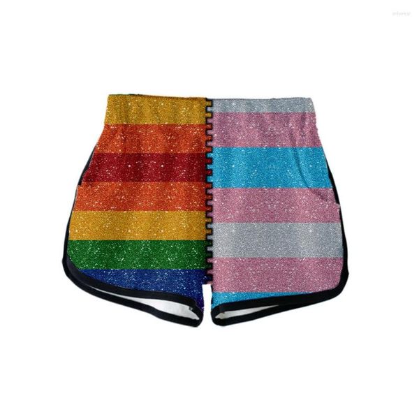 women's shorts lgbt women lesbians gays bisexuals transgender rainbow short summer casual harajuku girl clothes, White;black
women's shorts lgbt women lesbians gays bisexuals transgender rainbow short summer casual harajuku girl clothes, White;black