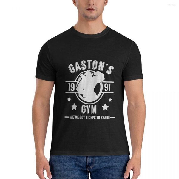 men's polos gaston's gym (white version) classic t-shirt mens vintage t shirts plus size pr19, White;black
men's polos gaston's gym (white version) classic t-shirt mens vintage t shirts plus size pr19, White;black
