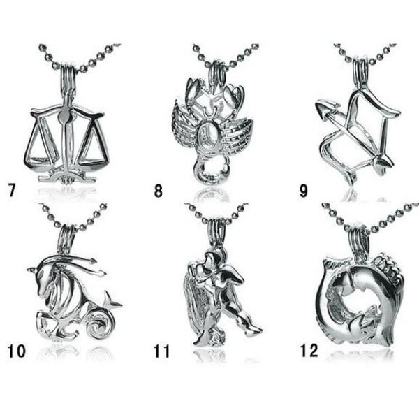 18kgp fashion signs of zodiac pendant mountings twelve constellations style pearl gem bead cage lockets diy lucky charm jewelry 9603829, Silver
18kgp fashion signs of zodiac pendant mountings twelve constellations style pearl gem bead cage lockets diy lucky charm jewelry 9603829, Silver