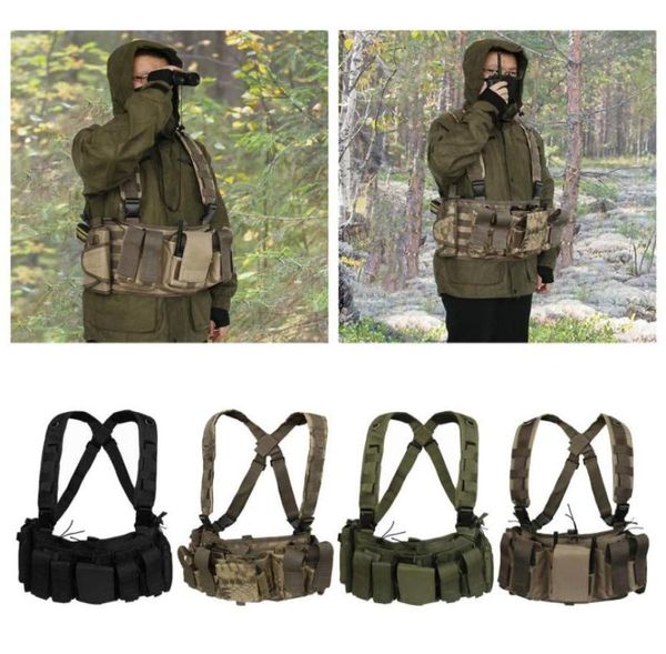 women men outdoor gaming fishing vest tactical vest chest rig molle pouch magazine bag war game equipment protect2115525, Camo;black
women men outdoor gaming fishing vest tactical vest chest rig molle pouch magazine bag war game equipment protect2115525, Camo;black