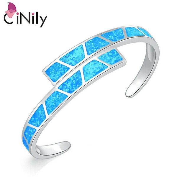 bangle cinily ocean blue fire opal stone open bangles silver plated adjustable bracelet luxury large spring jewelry bohemia boho female, Black
bangle cinily ocean blue fire opal stone open bangles silver plated adjustable bracelet luxury large spring jewelry bohemia boho female, Black