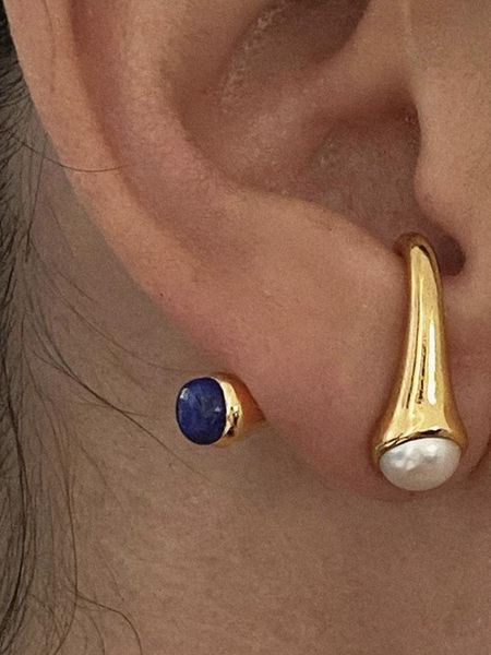 knot brass with 18k gold faux pearl pierced stud earring women jewelry party boho t show gown runway party rare korean japan trendy, Silver
knot brass with 18k gold faux pearl pierced stud earring women jewelry party boho t show gown runway party rare korean japan trendy, Silver