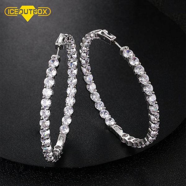 huggie women big circle hoop earrings with bling cubiz zircon statement copper earring fashion jewelry gift personality christmas gift, Golden;silver
huggie women big circle hoop earrings with bling cubiz zircon statement copper earring fashion jewelry gift personality christmas gift, Golden;silver