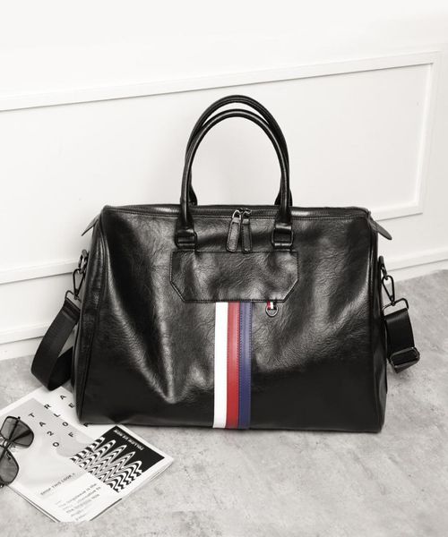 whole factory men shoulder bags outdoor sports fitness leisure leather travel bag black joker striped handbag street trend con5164446
whole factory men shoulder bags outdoor sports fitness leisure leather travel bag black joker striped handbag street trend con5164446