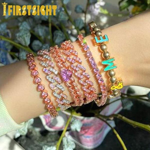 bangle 9mm hip hop cz rose gold color iced out crystal miami cuban chain bracelet two tone with white blue rock women man jewelry, Black
bangle 9mm hip hop cz rose gold color iced out crystal miami cuban chain bracelet two tone with white blue rock women man jewelry, Black