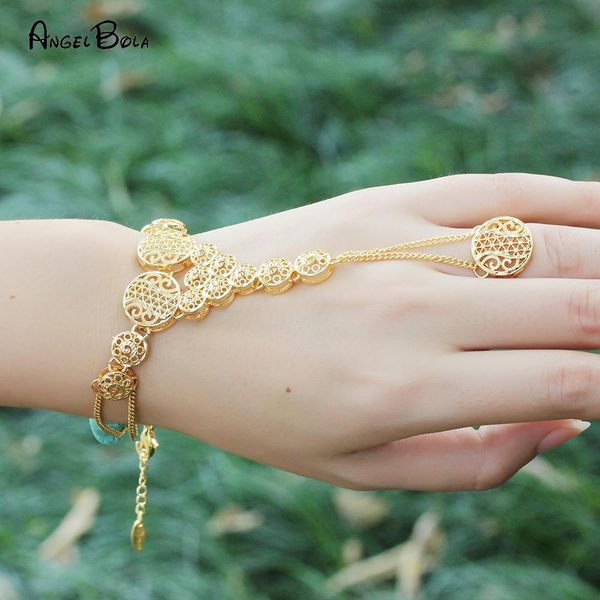 bangle new fashion 18k gold bracelet rings long chain couple bracelet party wedding jewelry for women, Black
bangle new fashion 18k gold bracelet rings long chain couple bracelet party wedding jewelry for women, Black