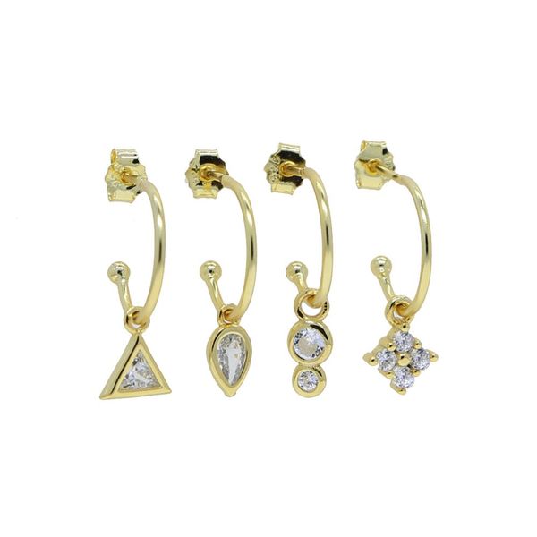 knot 4pcs/set tiny 925 sterling silve clear crystal cz tear drop triangle square charm dangle earring set jewelry for women wholesale, Silver
knot 4pcs/set tiny 925 sterling silve clear crystal cz tear drop triangle square charm dangle earring set jewelry for women wholesale, Silver