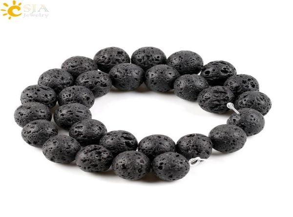 csja 14mm real natural semi precious black lava stone rock beads from volcano for bracelets necklaces diy making healing beads1627286
csja 14mm real natural semi precious black lava stone rock beads from volcano for bracelets necklaces diy making healing beads1627286