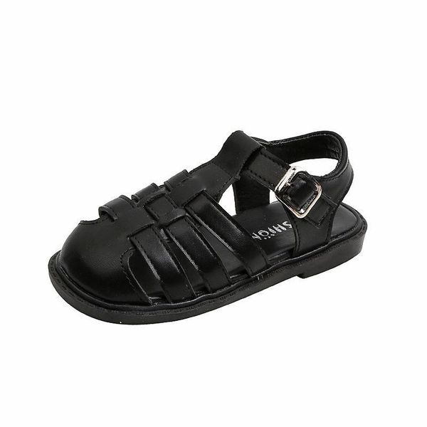 sandals kids shoes wedge child summer fashion casual girls hollow soft sole bird nest f11344, Black;red