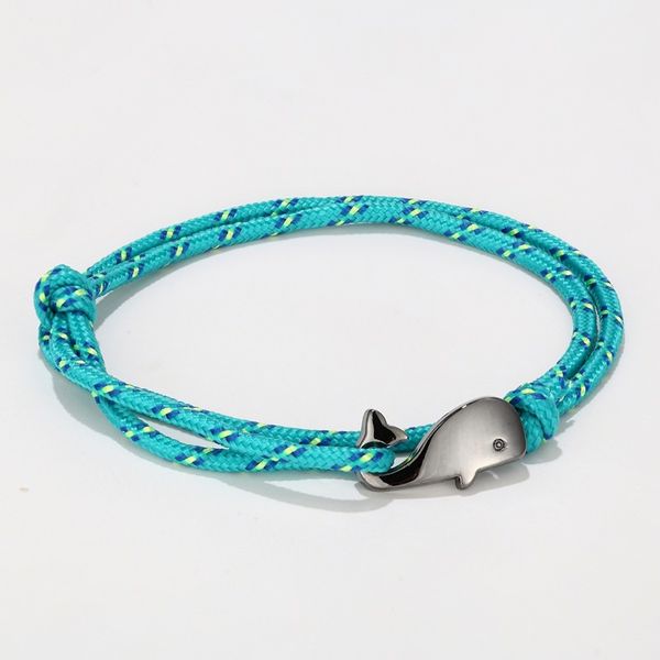 elegant design black whales charm bracelets summer beach jewelry for men women gift, White
elegant design black whales charm bracelets summer beach jewelry for men women gift, White