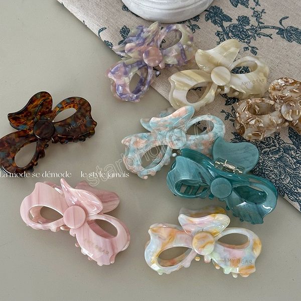 korean woman big bowknot acetate hair claws ladies novelty barrettes washing face hairpins headwear girls sweet hair accessories, Slivery;white
korean woman big bowknot acetate hair claws ladies novelty barrettes washing face hairpins headwear girls sweet hair accessories, Slivery;white