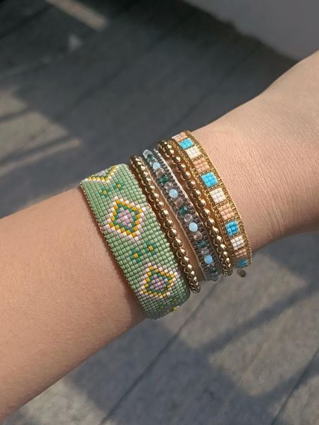 bangle yuokiaa geomrtric miyuki bracelets set for women handmade woven summer mexican pulseras mostacilla beads charm bracelets jewelry, Black
bangle yuokiaa geomrtric miyuki bracelets set for women handmade woven summer mexican pulseras mostacilla beads charm bracelets jewelry, Black