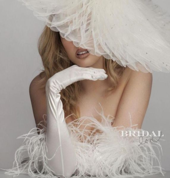 women black white feather wedding satin sleeve detachable sleeves bridal accessories handmade bride gloves fd048617453
women black white feather wedding satin sleeve detachable sleeves bridal accessories handmade bride gloves fd048617453