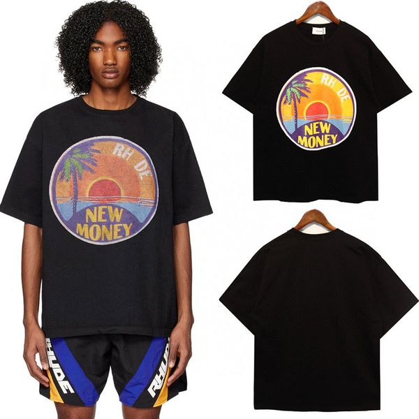 23ss spring summer new sunset tee new money sunset graphics half sleeve mens los angeles fashion brand letter printing couple short sleeve t, White;black
23ss spring summer new sunset tee new money sunset graphics half sleeve mens los angeles fashion brand letter printing couple short sleeve t, White;black