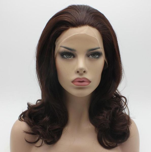 iwona hair wavy shoulder length dark auburn wig 1933 half hand tied heat resistant synthetic lace front wig2683264, Black
iwona hair wavy shoulder length dark auburn wig 1933 half hand tied heat resistant synthetic lace front wig2683264, Black