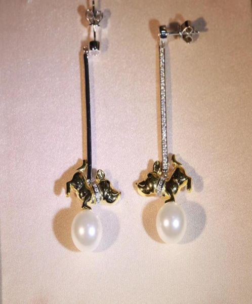 fashion terrier dog long dangle earrings zircon artificial pearls elegant women personalities earrings animals jewelry925 sterlin9546986, Silver
fashion terrier dog long dangle earrings zircon artificial pearls elegant women personalities earrings animals jewelry925 sterlin9546986, Silver