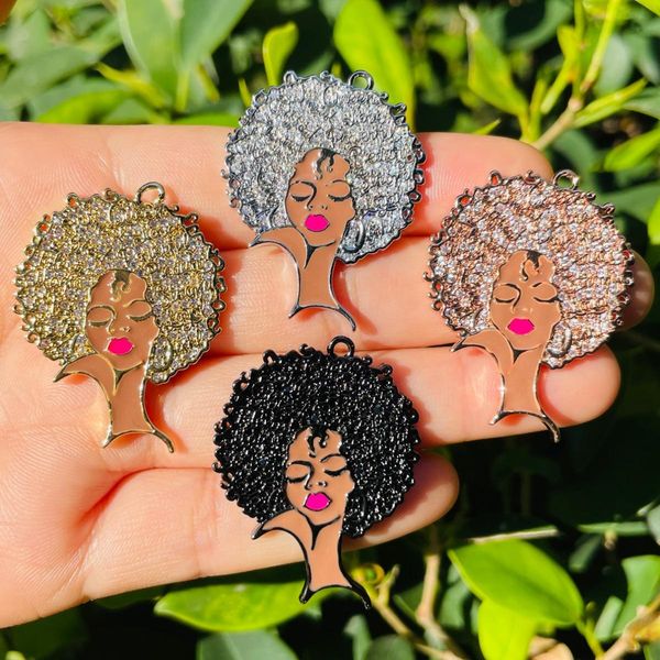 other 5pcs bling cubic zirconia micro pave afro black girl charm pendant women bracelet necklace making goldplated jewelry diy supply
other 5pcs bling cubic zirconia micro pave afro black girl charm pendant women bracelet necklace making goldplated jewelry diy supply