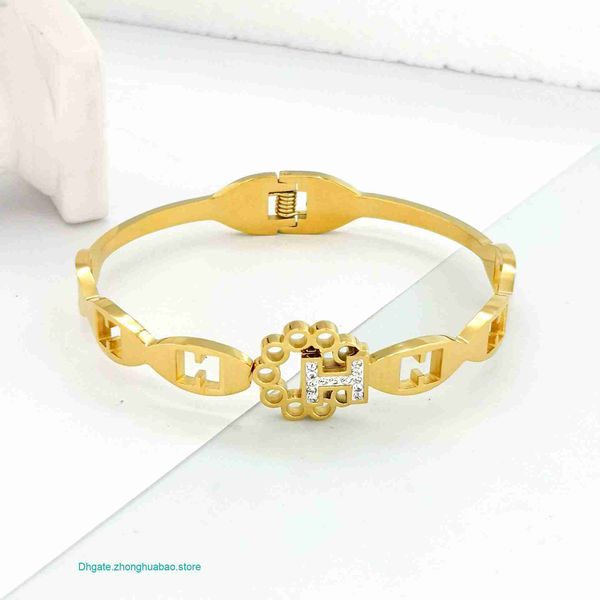 wholesale designer h ermes bracelets online store hollow out bracelet letter titanium steel spring with versatile gold bangles for women, Black
wholesale designer h ermes bracelets online store hollow out bracelet letter titanium steel spring with versatile gold bangles for women, Black