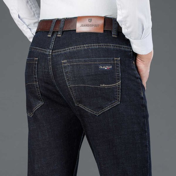 autumn men's jeans loose straight stretch autumn and winter middle-aged men's pants business casual high waisted pants for men, Blue
autumn men's jeans loose straight stretch autumn and winter middle-aged men's pants business casual high waisted pants for men, Blue