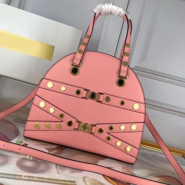 large capacity handbag shoulder crossbody bag rivet bowling bag metal buckle for avatar leather handle genuine leather cowhide fashionable h
large capacity handbag shoulder crossbody bag rivet bowling bag metal buckle for avatar leather handle genuine leather cowhide fashionable h
