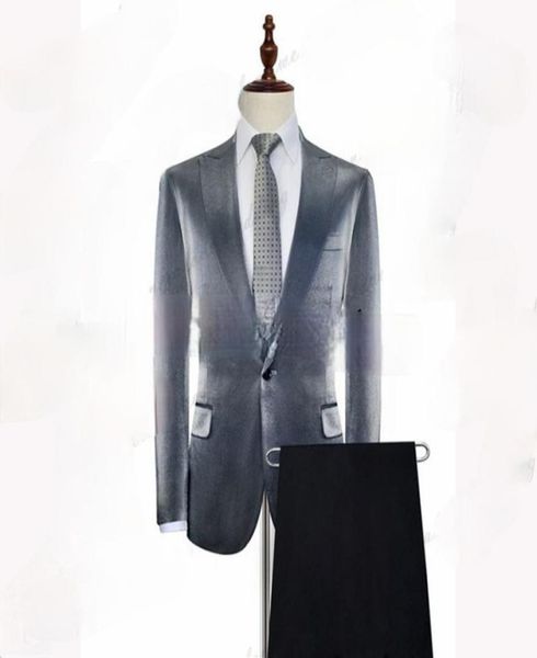 velvet men suits silver grey slim fit one button two pieces jacketpants blazer groom tuxedos business party3181736, Black
velvet men suits silver grey slim fit one button two pieces jacketpants blazer groom tuxedos business party3181736, Black