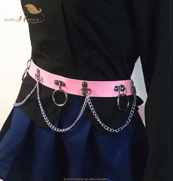 sishion punk hiphop imitation leather punk belt vd1360 black red white pink women ladies wasit chain belt h09016437740, Slivery;black
sishion punk hiphop imitation leather punk belt vd1360 black red white pink women ladies wasit chain belt h09016437740, Slivery;black