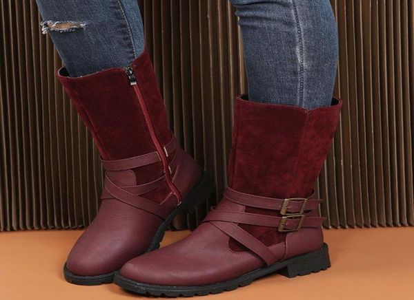 boots shoes women039s leather retro belt buckle mid calf round toe 2021 water proof casual women botas de mujer9719788, Black
boots shoes women039s leather retro belt buckle mid calf round toe 2021 water proof casual women botas de mujer9719788, Black