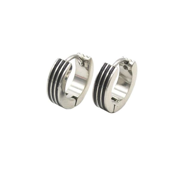 huggie simple black striped line huggie earrings hoop ear ring stud stainless steel buckle punk men jewelry, Golden;silver
huggie simple black striped line huggie earrings hoop ear ring stud stainless steel buckle punk men jewelry, Golden;silver