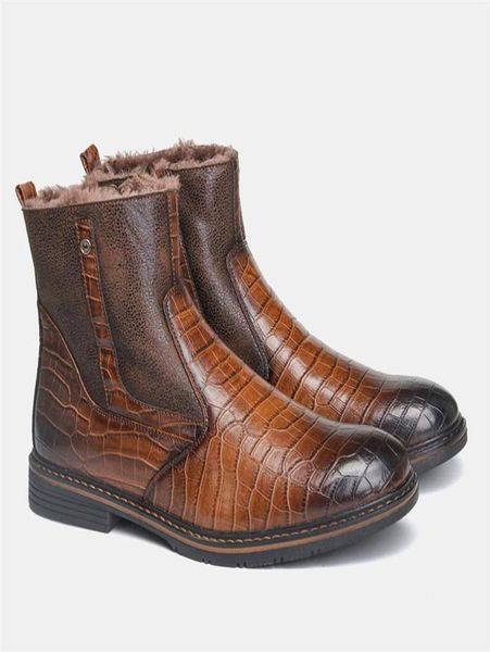 2020 autumn winter new mens retro snow boots fashion wild wearresistant nonslip side zipper women leather boot5666608, Black
2020 autumn winter new mens retro snow boots fashion wild wearresistant nonslip side zipper women leather boot5666608, Black