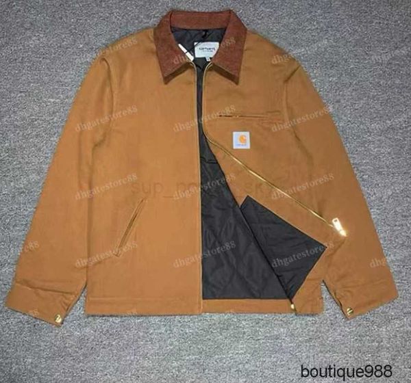 carhart designer mens jackets wip thick detroit american work clothes cotton jacket men women couple1, Black;brown
carhart designer mens jackets wip thick detroit american work clothes cotton jacket men women couple1, Black;brown