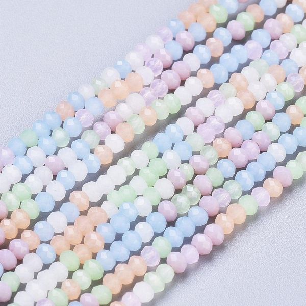 crystal 10 strand 3mm colorful opaque glass beads strands rondelle faceted beads for jewelry diy making about 185pcs/strand
crystal 10 strand 3mm colorful opaque glass beads strands rondelle faceted beads for jewelry diy making about 185pcs/strand