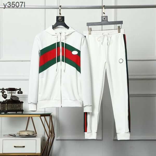 2023 spring designer men's tracksuits colpus sleeve letter side webbing stripe womens zipper stripe running suits patchwork pants g1ub, Gray
2023 spring designer men's tracksuits colpus sleeve letter side webbing stripe womens zipper stripe running suits patchwork pants g1ub, Gray