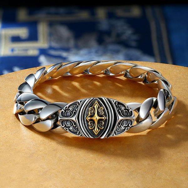 bangle qn hip hop personality cross flower bracelet men's premium sense bracelet fashion light luxury rough style hipster street punk, Black
bangle qn hip hop personality cross flower bracelet men's premium sense bracelet fashion light luxury rough style hipster street punk, Black