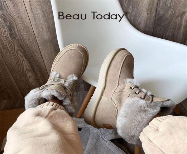 boots beautoday snow boots women cow suede leather lace up ankle boots warm wool ladies winter fur shoes handmade 08204 2209125715549, Black
boots beautoday snow boots women cow suede leather lace up ankle boots warm wool ladies winter fur shoes handmade 08204 2209125715549, Black