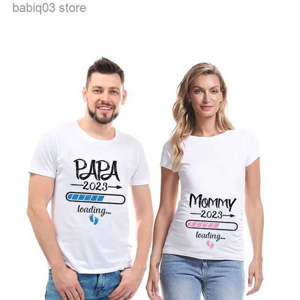 maternity tees 2023 new cute dad +mom+ baby printed couple maternity t-shirt pregnancy announcement shirt couple pregnant tshirt clothes t2, White
maternity tees 2023 new cute dad +mom+ baby printed couple maternity t-shirt pregnancy announcement shirt couple pregnant tshirt clothes t2, White