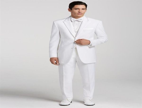 two button white groom tuxedos peak lapel groomsmen man suits mens wedding suits jacketpantsvesttie 5221983277, Black;gray
two button white groom tuxedos peak lapel groomsmen man suits mens wedding suits jacketpantsvesttie 5221983277, Black;gray