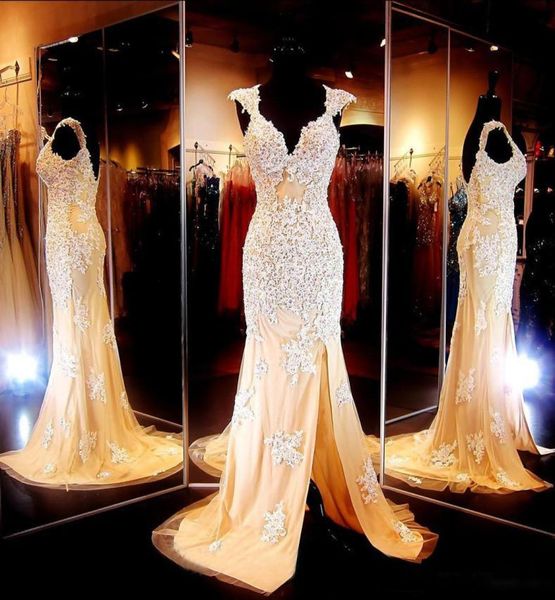 2019 prom dresses with slit beaded appliques mermaid style backless cap sleeves long party dresses party evening gowns6343522, Black
2019 prom dresses with slit beaded appliques mermaid style backless cap sleeves long party dresses party evening gowns6343522, Black