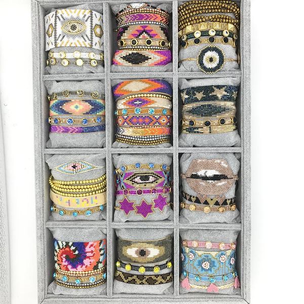 bangle bluestar women bracelet miyuki bracelet turkish eye lips pulseras mujer moda handmade crystal bead bracelets jewelry, Black
bangle bluestar women bracelet miyuki bracelet turkish eye lips pulseras mujer moda handmade crystal bead bracelets jewelry, Black