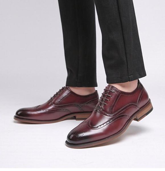 men genuine leather shoes brogue shoes round toe formal oxfords business office wedding groom14954489, Black
men genuine leather shoes brogue shoes round toe formal oxfords business office wedding groom14954489, Black