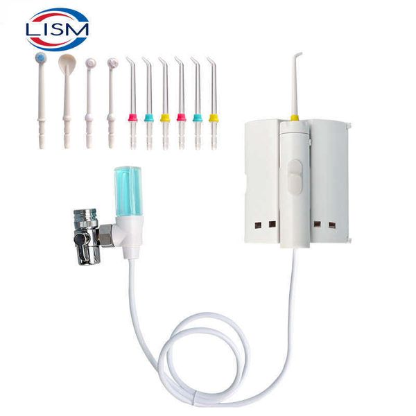 Image of Oral Irrigators LISM Faucet SPA Oral Irrigator Replacement Nozzles Family Dental Water Flosser Jet Teeth Whitening Cleaner Power Water Pressure G230523