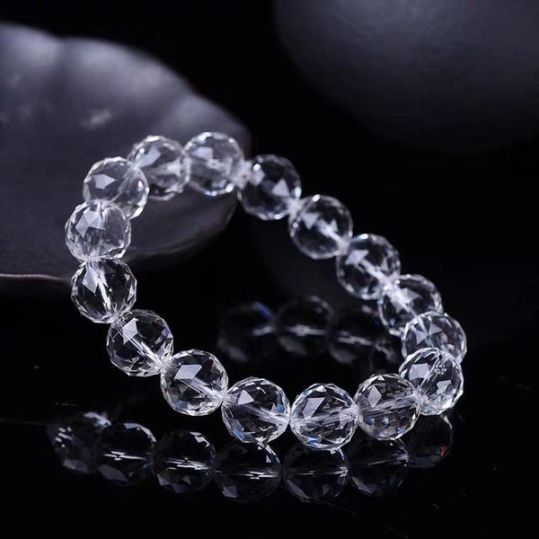 bangle natural white quartz crystal cut faceted bracelet 8mm 10mm 12mm 14mm crystal round beads bracelet women stretch aaaaa, Black
bangle natural white quartz crystal cut faceted bracelet 8mm 10mm 12mm 14mm crystal round beads bracelet women stretch aaaaa, Black