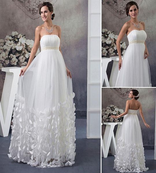 2018 spring elegant aline strapless wedding dress pearls beaded waist bridal gown hand flower decoration sweep train2276283, White
2018 spring elegant aline strapless wedding dress pearls beaded waist bridal gown hand flower decoration sweep train2276283, White