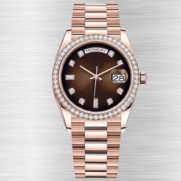 couple watches diamond automatic movement small dial sapphire calendar 41mm reloj watch stainless wristwatches montre luxe men and women wat, Slivery;brown
couple watches diamond automatic movement small dial sapphire calendar 41mm reloj watch stainless wristwatches montre luxe men and women wat, Slivery;brown