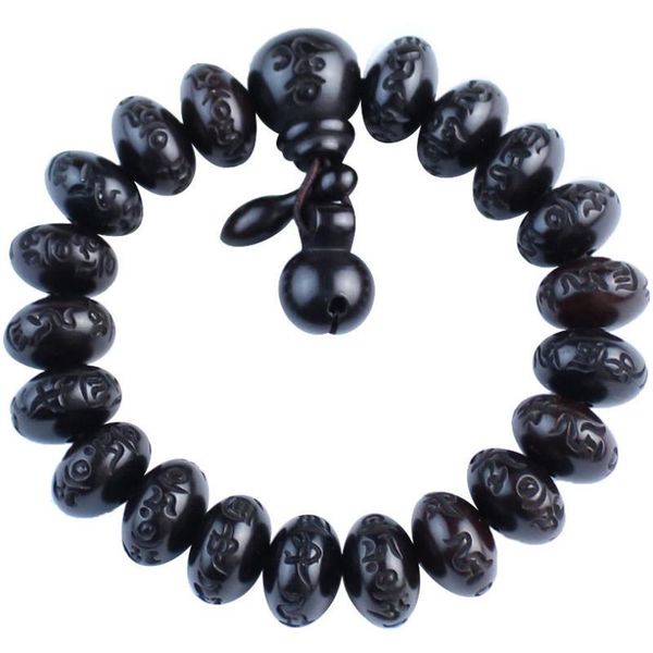 bangle natural lightning stroke jujube vintage wood buddhism abacus beads bracelets men women six words mantra wooden tibetan jewelry, Black
bangle natural lightning stroke jujube vintage wood buddhism abacus beads bracelets men women six words mantra wooden tibetan jewelry, Black